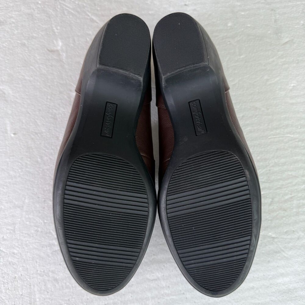Size 9.5WW - Comfortview Women's The Maya Slip On Shootie Brown - Picture 7 of 9